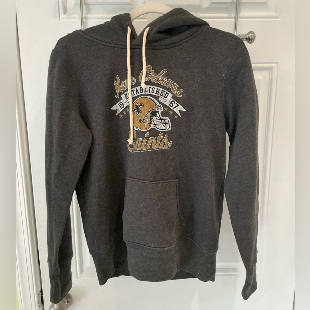NFL Gray Sweatshirt Hoodie with Team Logo